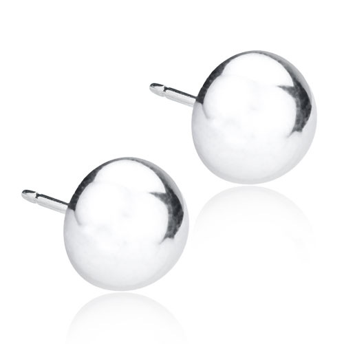 blomdahl-silver-titanium-half-ball-8-mm