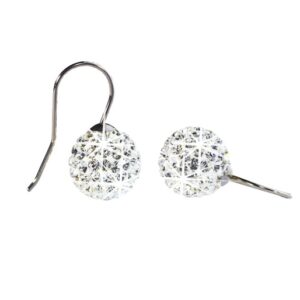 Crystal Heart Ball Pendant 12 mm