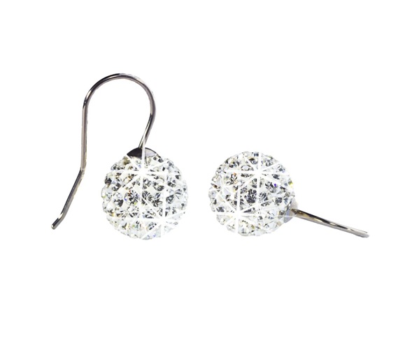 Crystal Heart Ball Pendant 12 mm