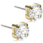 Golden Titanium Tiffany 7 mm, White