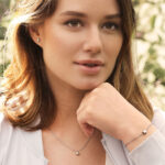 Silver Titanium Star 8 mm