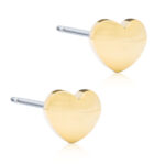 Golden Titanium Heart 5 mm
