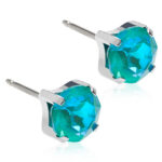 Silver Titanium Tiffany 7 mm Dusty Green