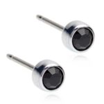 Silver Titanium Bezel 4 mm Black