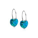 NT Ear Ring Heart Turquoise